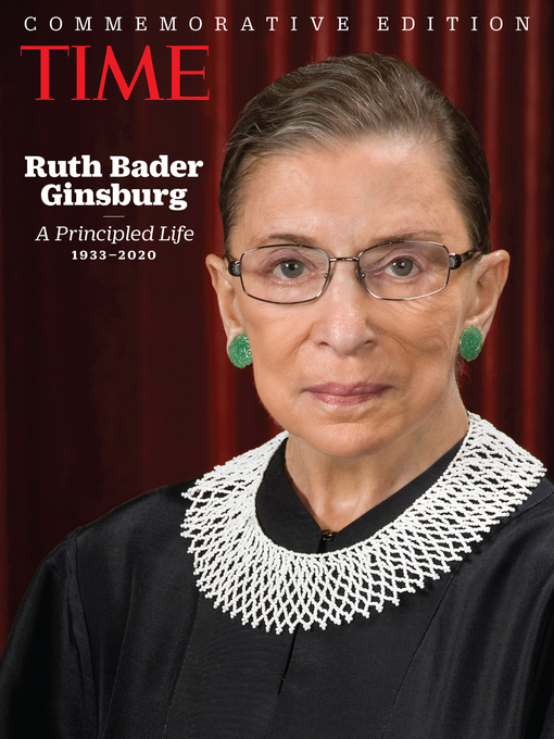 Cover image for TIME Ruth Bader Ginsburg